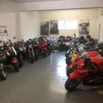 Motorcycle showroom at A&S Motorcycles